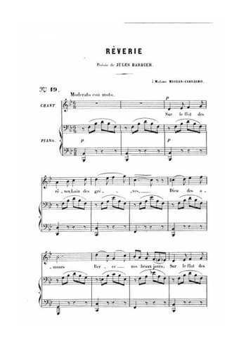 Charles Gounod - Rêverie